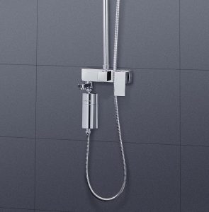 filtro agua ducha philips pared